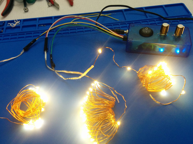 Completed Project Powering LED Lights